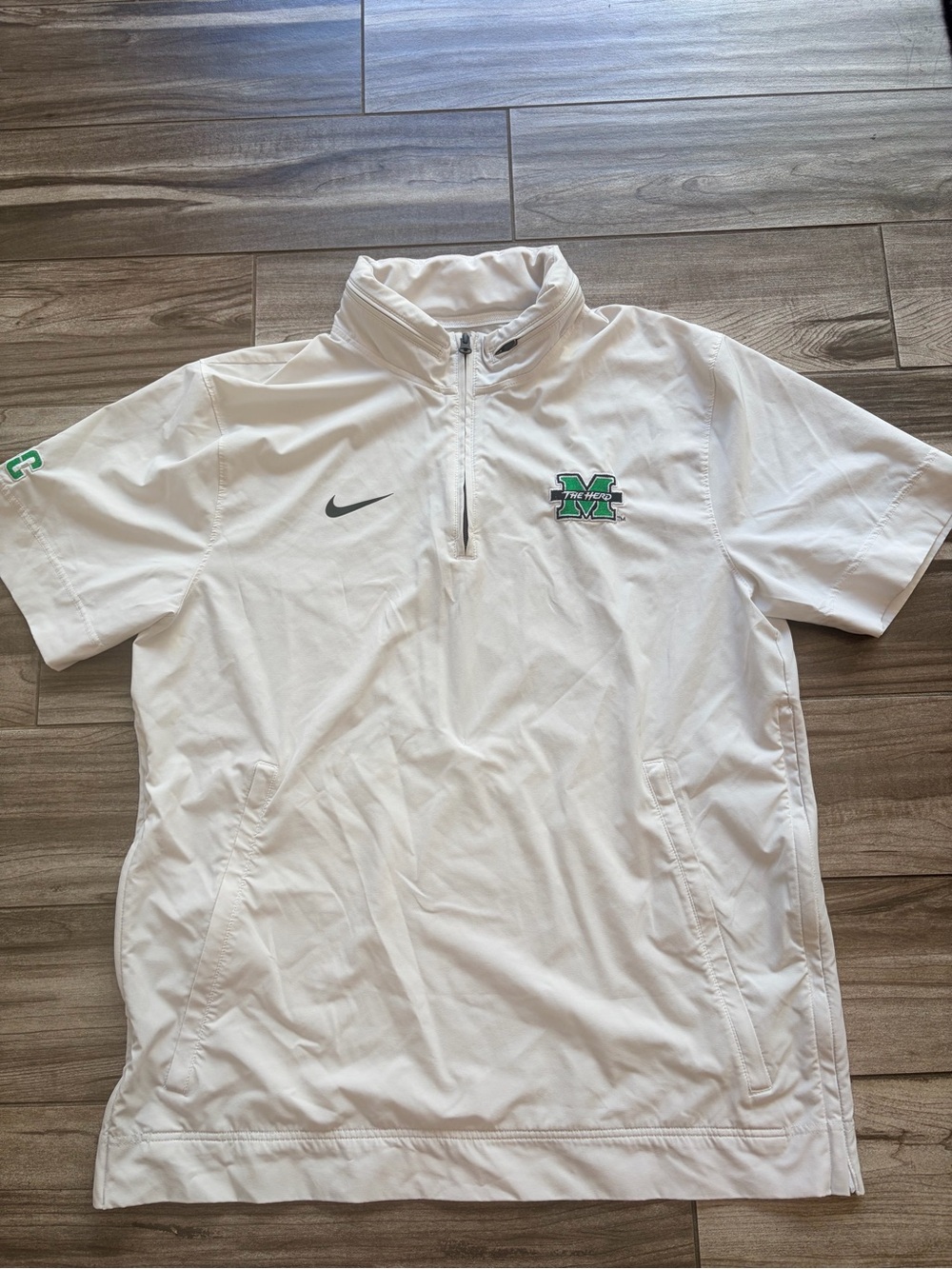 Nike Marshall Thundering Herd Football Short Sleeve Hot Jacket